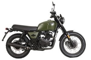 Brixton Scrambler 150 (Xanh lính)