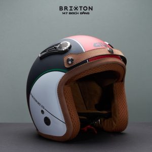 Nón Givi 3/4 Duho (Đen/Trắng/Đỏ)